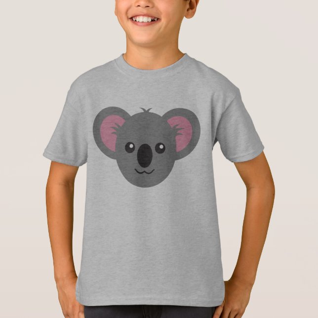 T-shirts Urso de Koala animado (Frente)