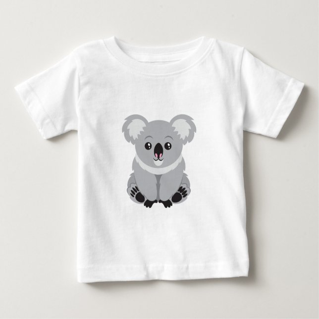 T-shirts Urso de Koala bonito (Frente)