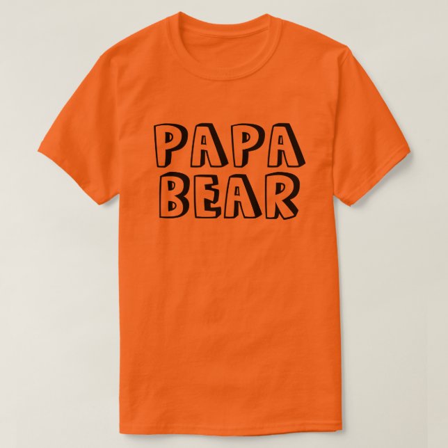 T-SHIRTS URSO DE PAPA (Frente do Design)
