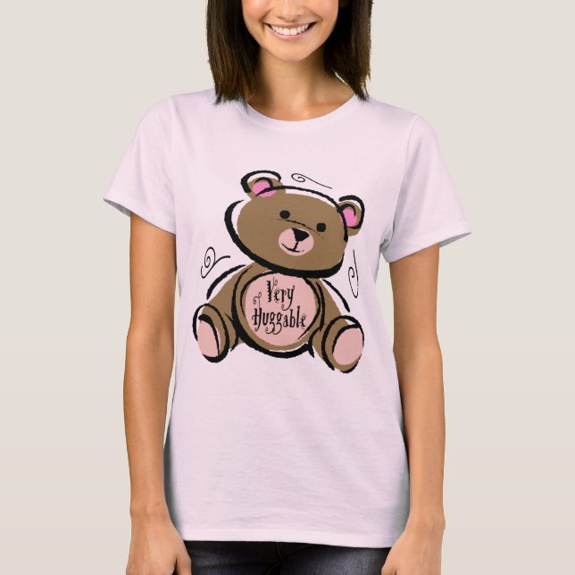 T-shirts Urso de Teddy Muito Huggable (Frente)