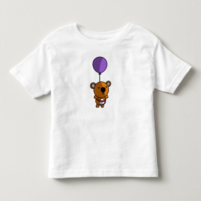 T-shirts Urso de ursinho do balão (Frente)