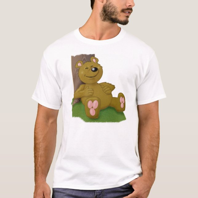 T-shirts Urso de ursinho feliz (Frente)