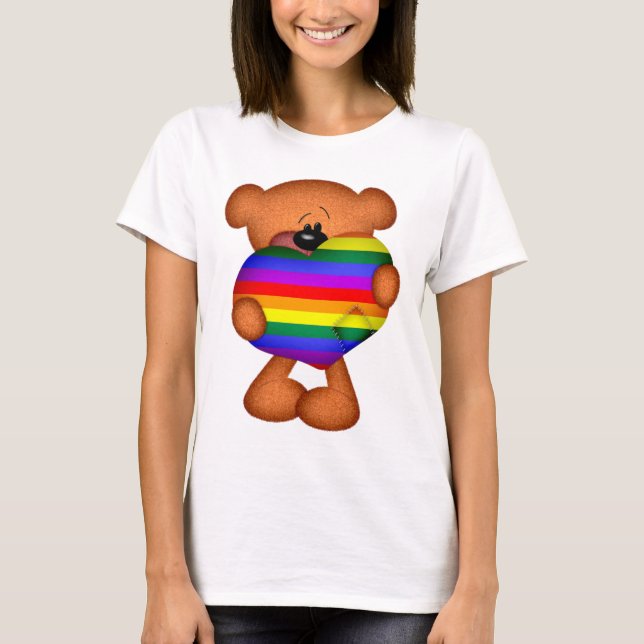 T-shirts Urso do Oração do Orgulho (Frente)