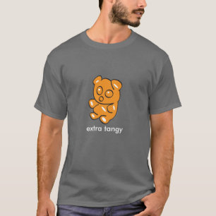 T-shirts urso gomoso alaranjado t escuro
