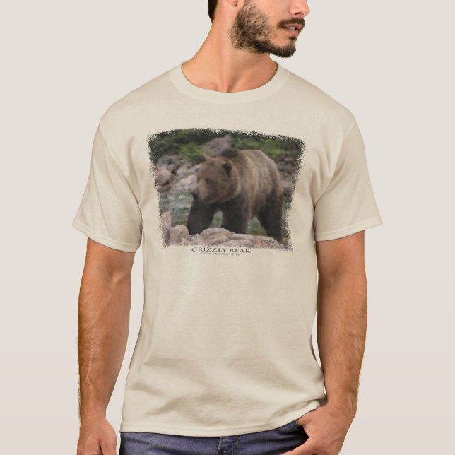 T-shirts Urso Grizzly - Pastas (Frente)