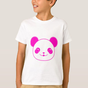T-shirts Urso Panda Kawaii Rosa