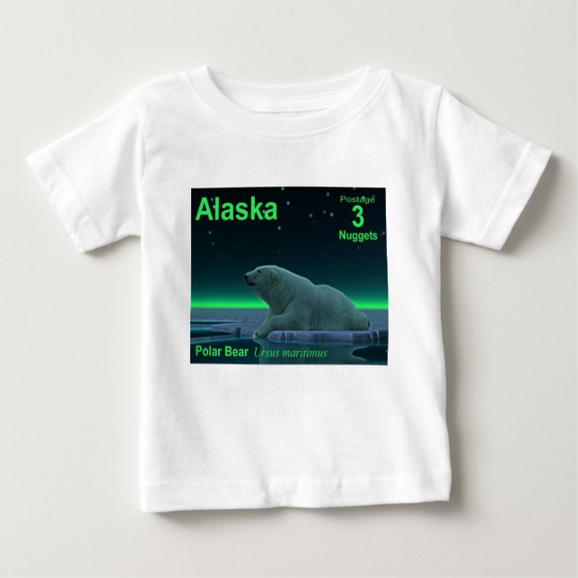 T-shirts Urso Polar De Borda De Gelo (Frente)