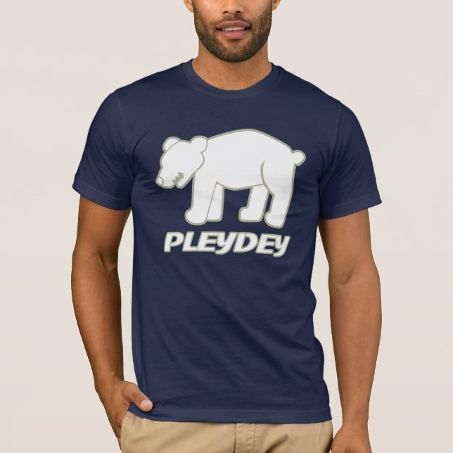 T-shirts Urso polar de Pleydey (Frente)