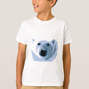 T-shirts Urso Polar de pop Art