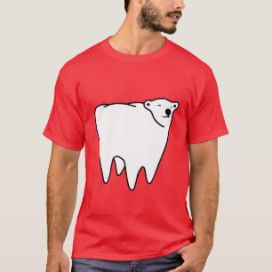 T-shirts Urso polar do dente do urso do Molar