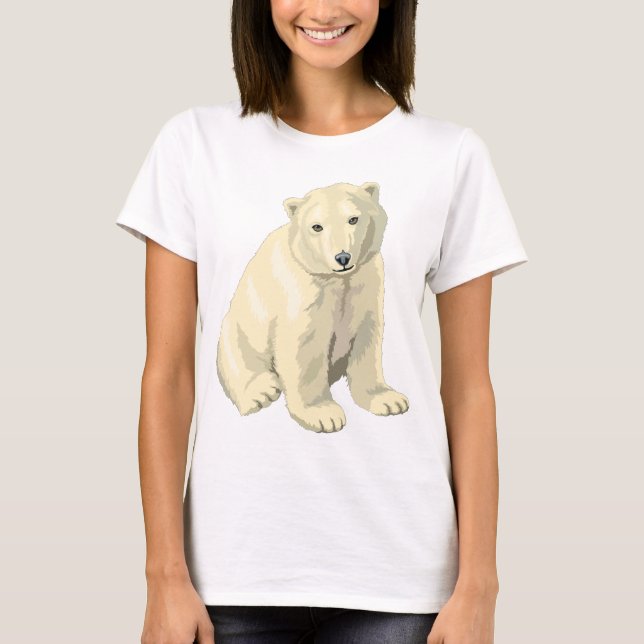 T-shirts Urso Polar do fofinho (Frente)