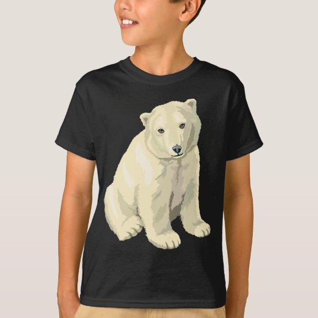 T-shirts Urso Polar do fofinho (Frente)