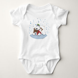 T-shirts Urso Polar e Rouco Amigos Criança