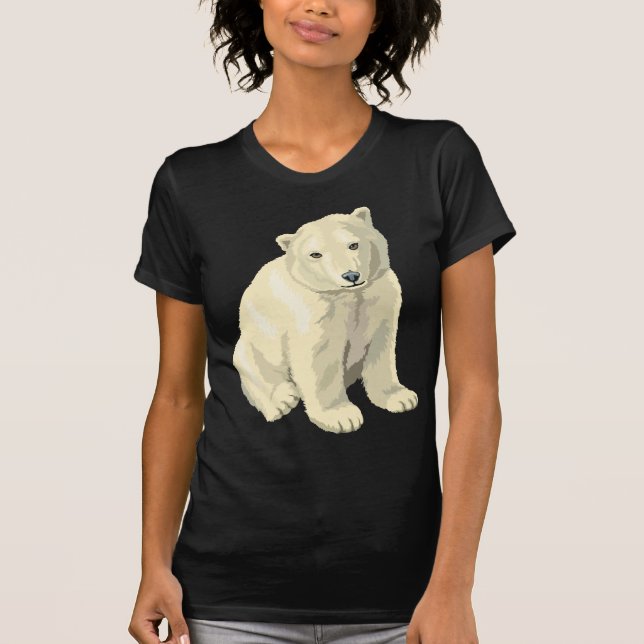 T-shirts Urso Polar Fofo (Frente)