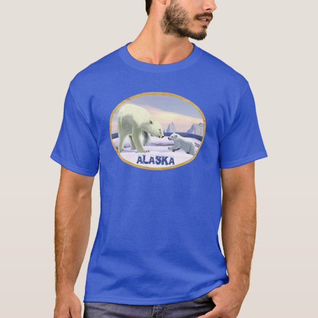 T-shirts Urso Polar - Melhor Nariz Da Mãe (Frente)
