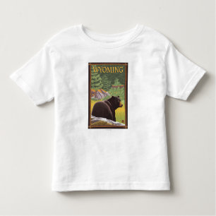 T-shirts Urso preto em ForestWyoming