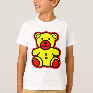 T-shirts Urso Vermelho Amarelo 2 O Zazzle MUSEUM Opresente