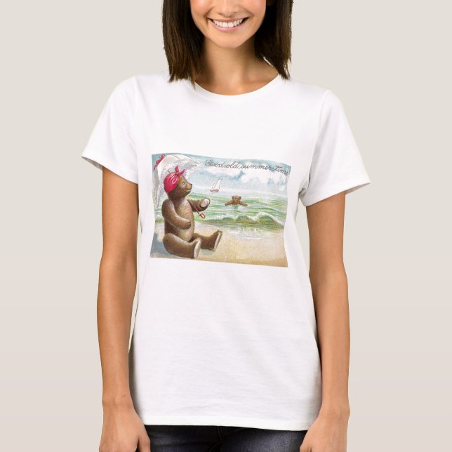 T-shirts Ursos de ursinho na costa (Frente)