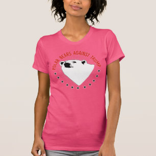 T-shirts Ursos polares contra o trunfo - - Pro-Ciência -