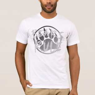 T-SHIRTS URSOS REGRA PATA DE URSO PRATA
