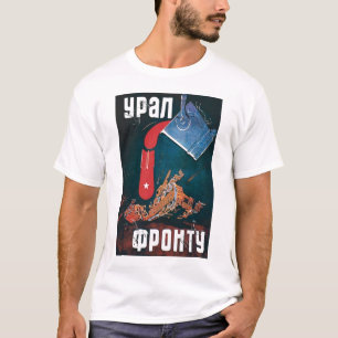 T-shirts URSS, russo, soviete, propaganda, guerra, guerra