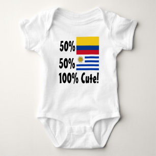 T-shirts Uruguayan colombiano 100% de 50% 50% bonito