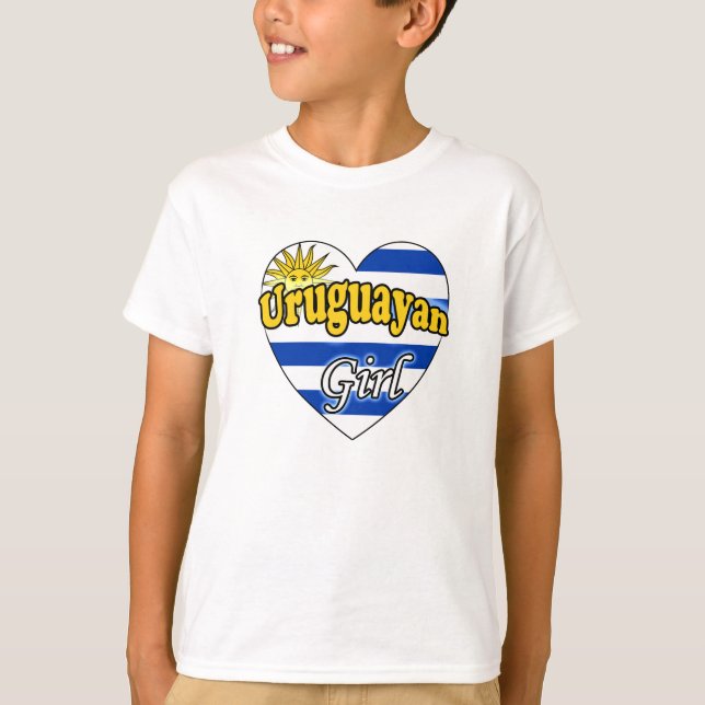 T-shirts Uruguayan Girl (Frente)