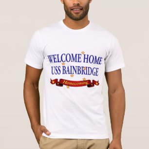 T-shirts USS Home bem-vindo Bainbridge