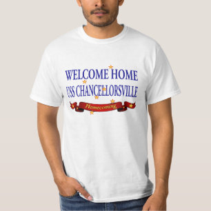 T-shirts USS Home bem-vindo Chancellorsville