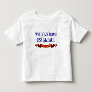 T-shirts USS Home bem-vindo McFaul