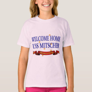 T-shirts USS Home bem-vindo Mitscher