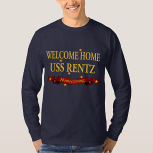 T-shirts USS Home bem-vindo Rentz