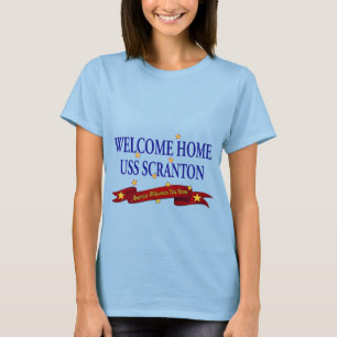 T-shirts USS Home bem-vindo Scranton