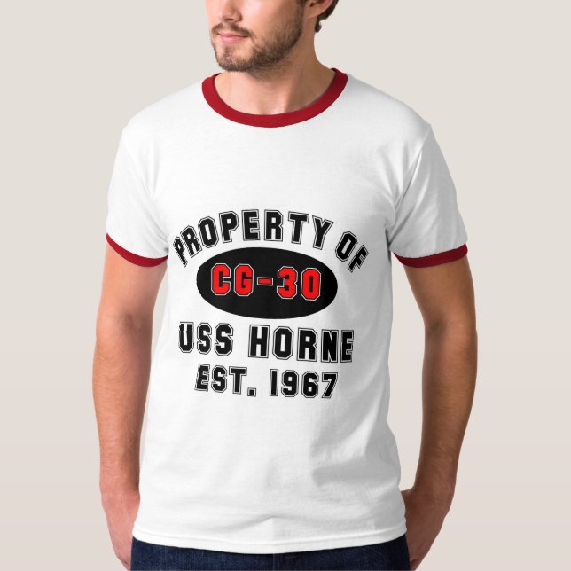 T-shirts USS Horne (Frente)