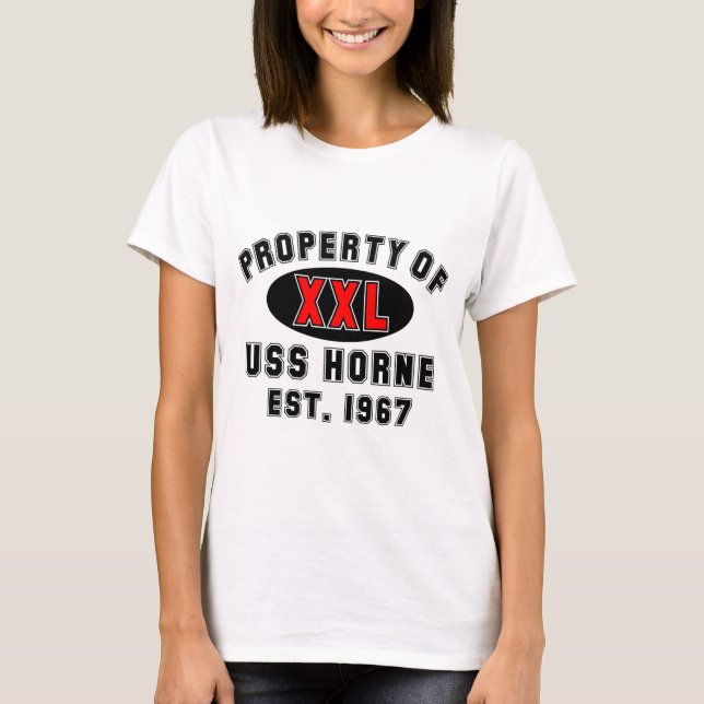 T-shirts USS Horne (Frente)