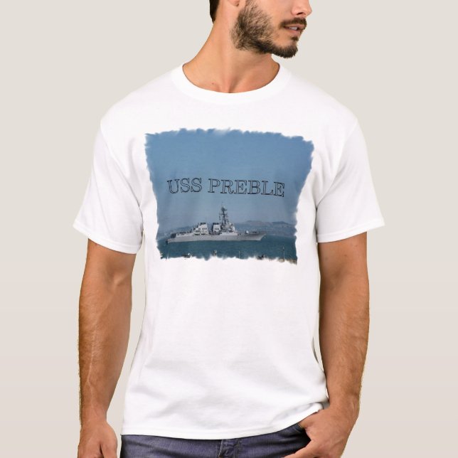 T-shirts USS Preble (Frente)