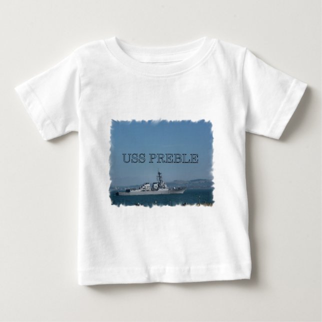 T-shirts USS Preble (Frente)