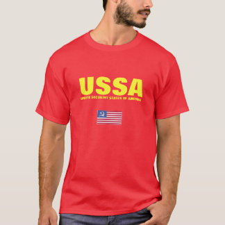 T-SHIRTS USSA - ESTADOS SOCIALISTAS UNIDOS DE AMERIKA