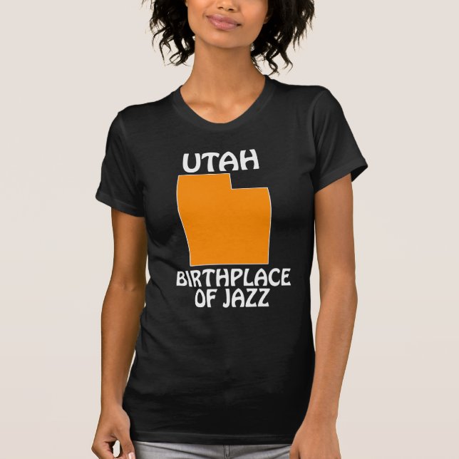 T-shirts Utah - Berço do Jazz (Frente)