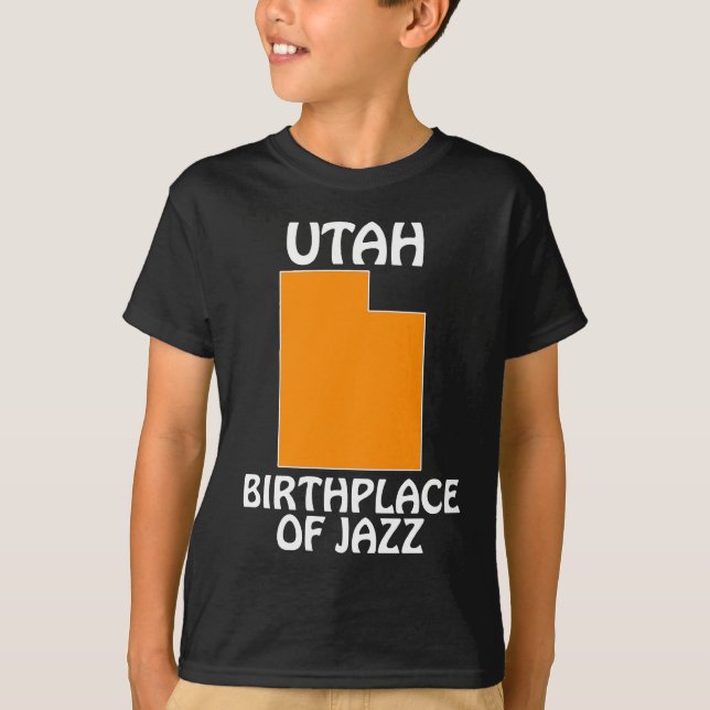 T-shirts Utah - Berço do Jazz (Frente)