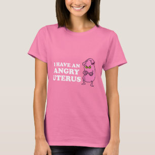 T-SHIRTS UTERUS ANGRADO