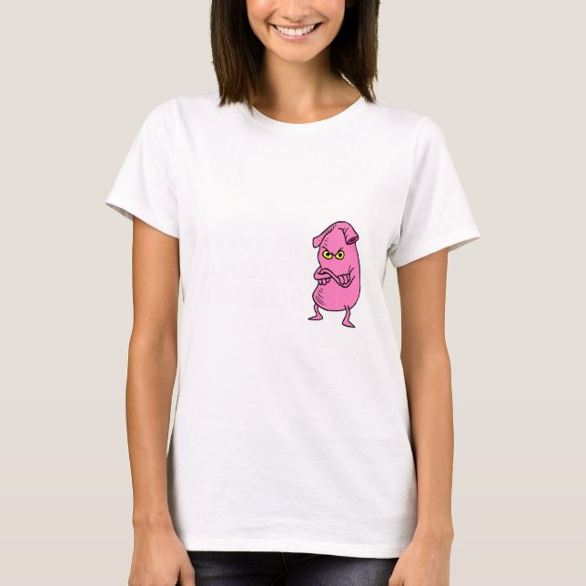 T-SHIRTS UTERUS ANGRADO (Frente)