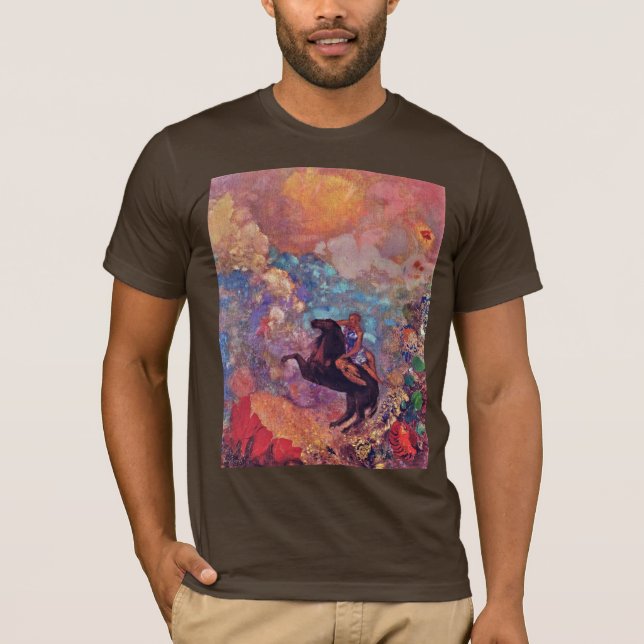 T-shirts Utilização De Pegasus Por Redon Odilon (Melhor Qua (Frente)