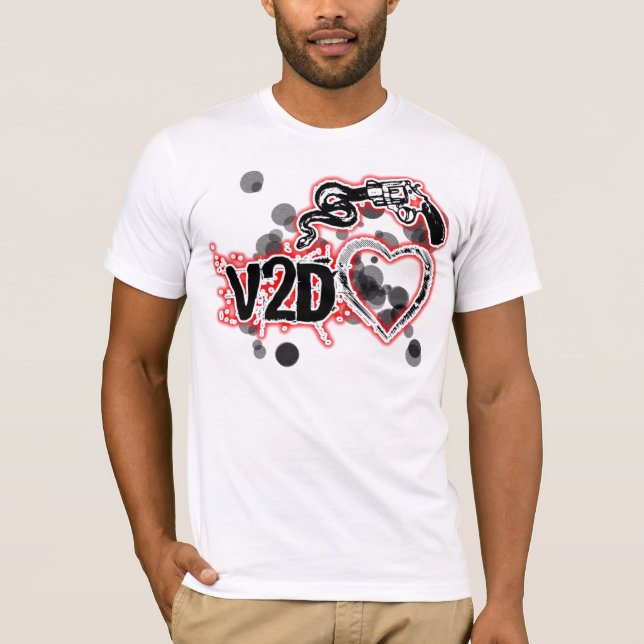 T-shirts v2dheart (Frente)