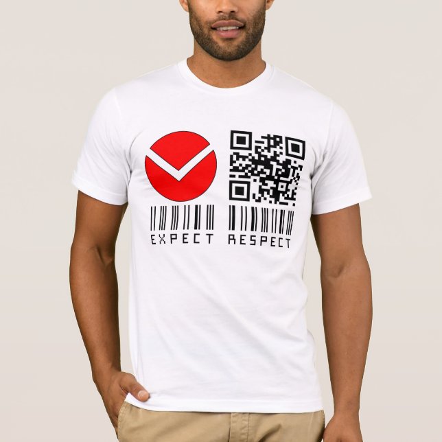 T-shirts V espere o respeito (Frente)