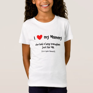 T-shirts v) Eu amo meu pulmão Tx das mamães - o T do miú