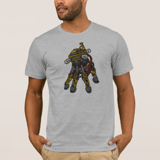T-shirts V-Pescoço da mão de Steampunk