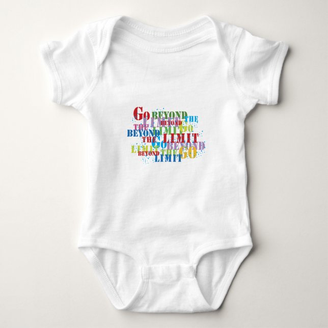 T-shirts Vá Além do Limite (Frente)