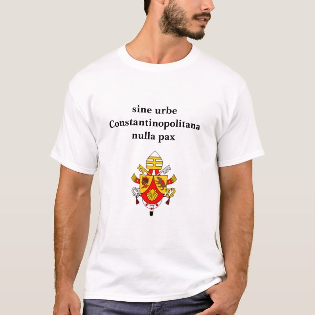 T-shirts va) be16a, nulla pax de Constantinopolitana do (Frente)