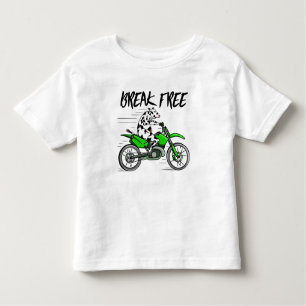 T-shirts Vaca de bicicleta verde